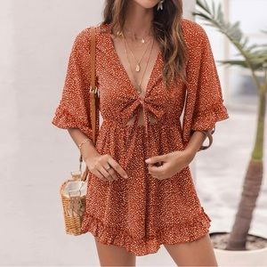 Polka Dot Summer Romper